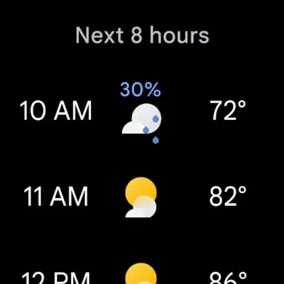 Weather android App screenshot 3